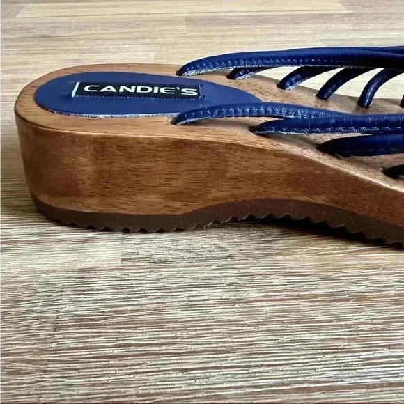 Candies Women’s Sandals Size 8 Platform Chunky Y2K 90s Fashion Strappy - Picture 7 of 13